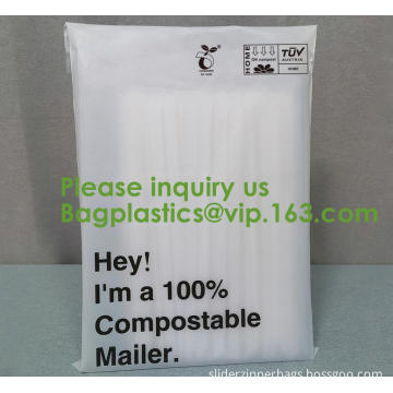 PLA clear film bags, PLA clear bags, PLA sel seal eco friendly compostable corn starch 100% biodegradable plastic bag